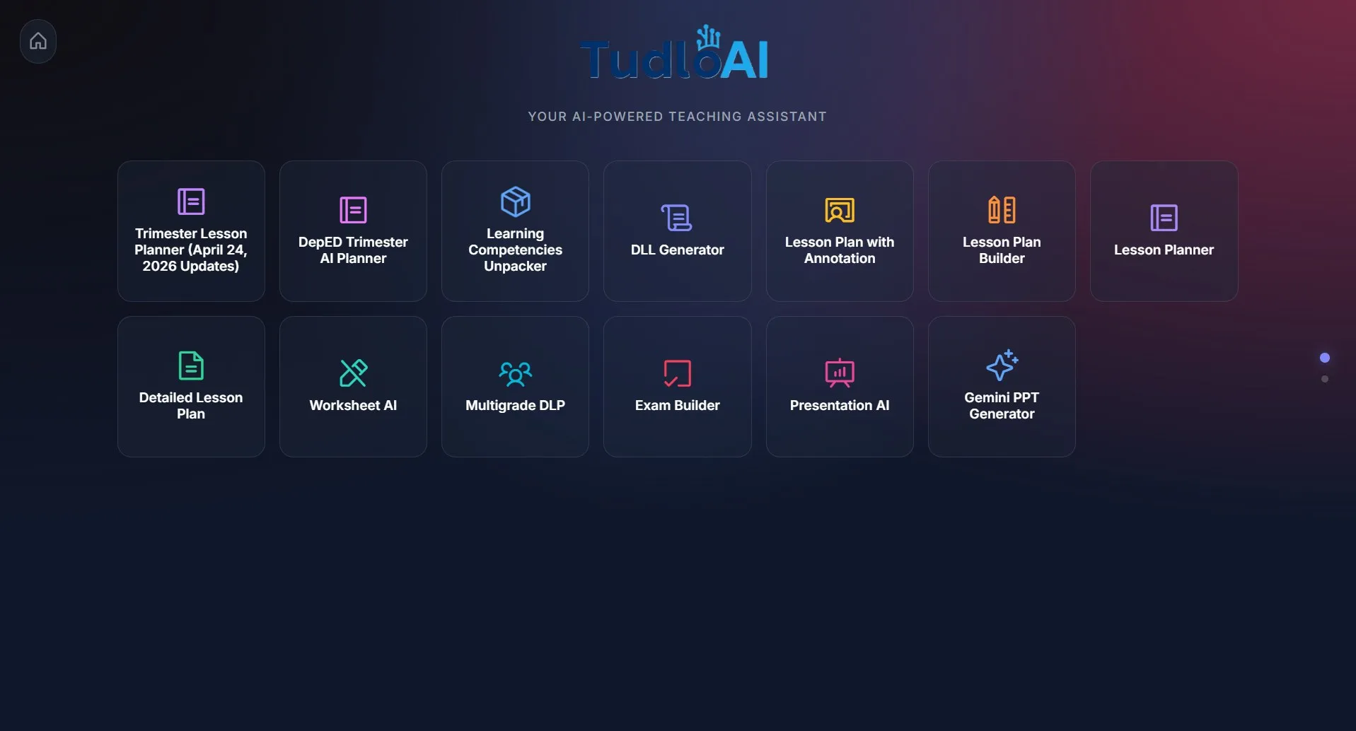 Tudlo App Interface 4